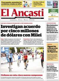Portada de El Ancasti (Argentina)
