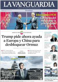 Portada de La Vanguardia (Spain)