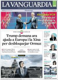 Portada de La Vanguardia (Spain)