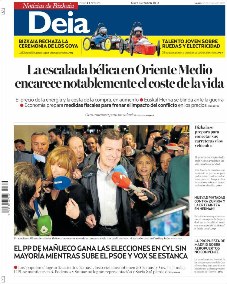 Portada de Deia (Spain)