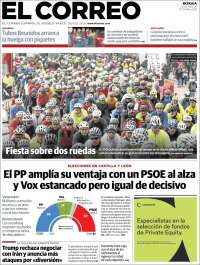 Portada de El Correo (Spain)