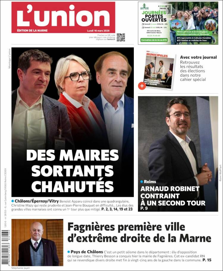Portada de L'Union (France)