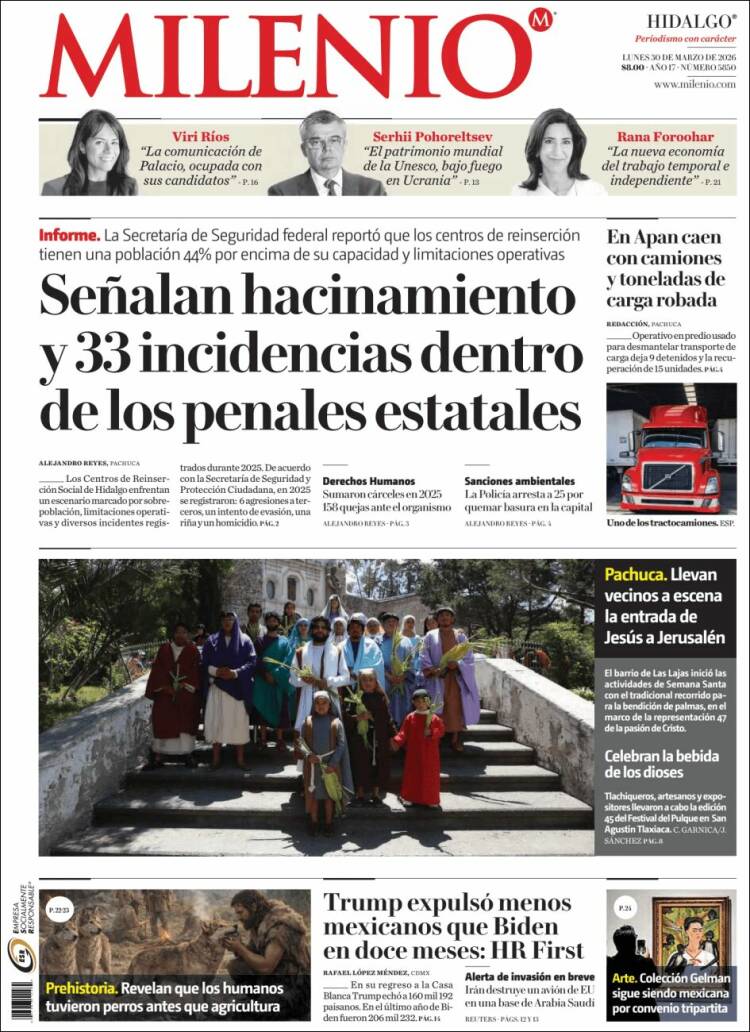Portada de Milenio de Hidalgo (México)
