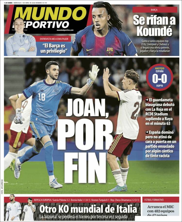 Portada de El Mundo Deportivo (Spain)