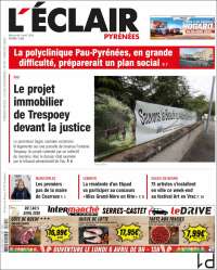 Portada de L'Eclair des Pyrénées (France)
