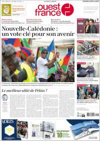 Portada de Ouest France (France)