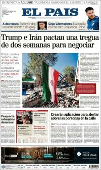 Portada de El País (Uruguay)