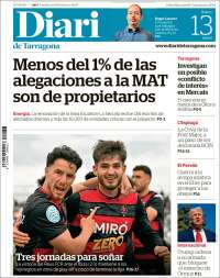 Portada de Diari de Tarragona (Spain)