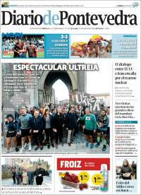 Portada de Diario de Pontevedra (Spain)