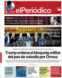 Portada de El Periódico de Catalunya (Spain)