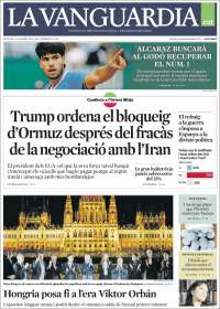 Portada de La Vanguardia (Spain)