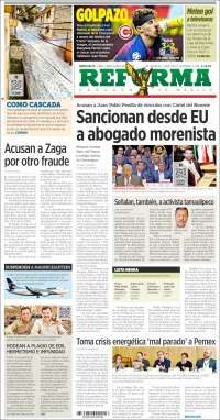 Portada de Reforma (México)