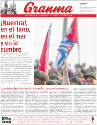 Portada de Granma (Cuba)