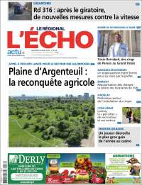 Portada de L'Echo de la Haute-Vienne (France)