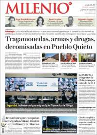 Portada de Milenio - Jalisco (México)
