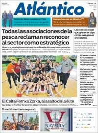 Portada de Atlántico Diario (Spain)