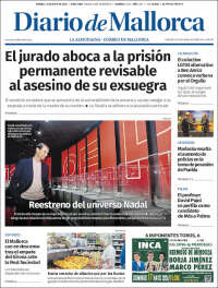 Portada de Diario de Mallorca (Spain)