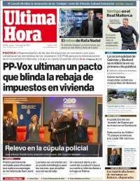 Portada de Última Hora (Spain)
