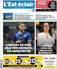 Portada de L'Est Eclair (France)