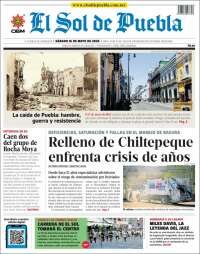 Portada de El Sol de Puebla (Mexico)