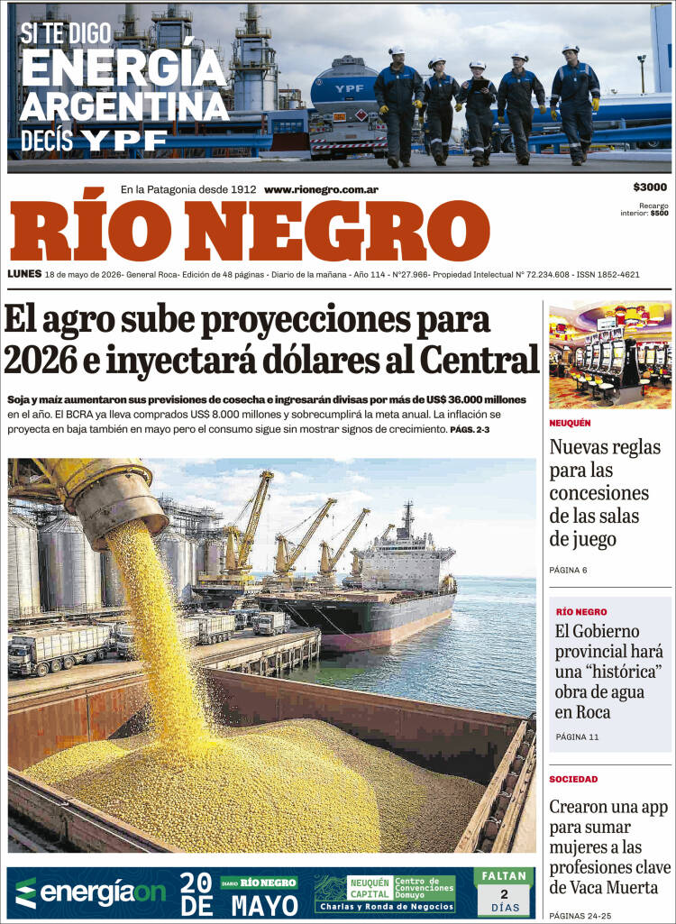 Portada de Rio Negro (Argentina)