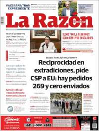 Portada de La Razón (México)