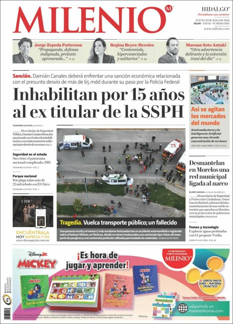 Portada de Milenio de Hidalgo (México)
