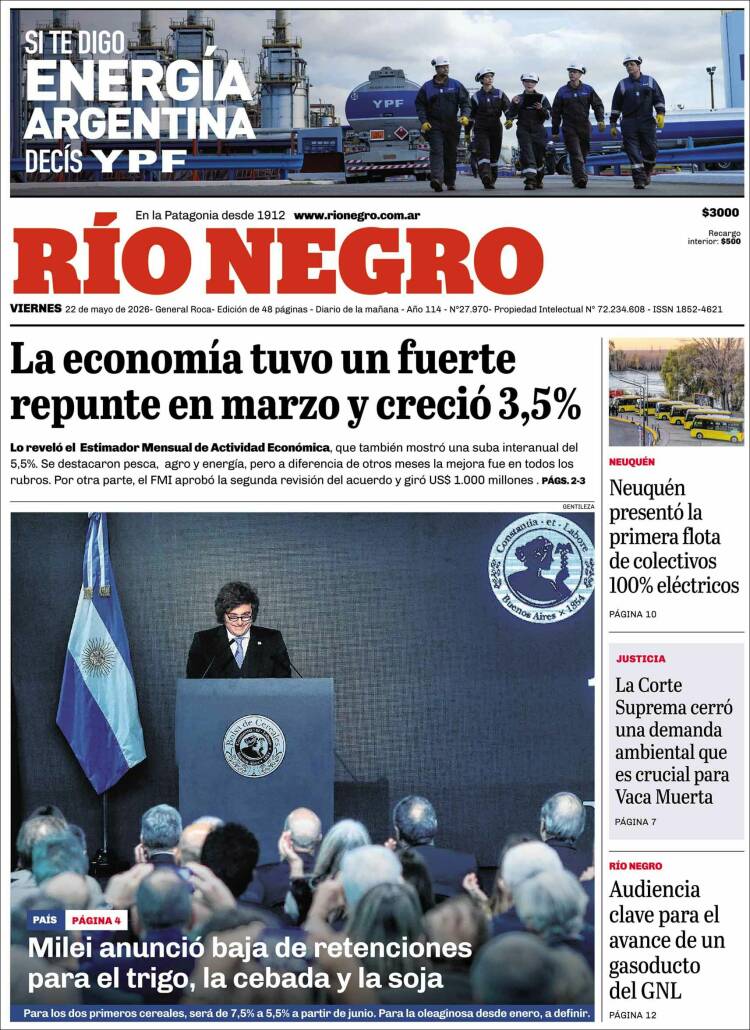 Portada de Rio Negro (Argentina)