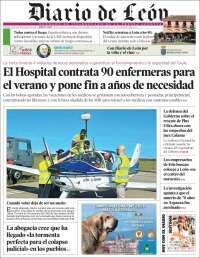 Portada de Diario de León (España)