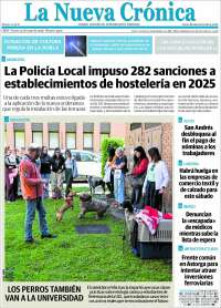 Portada de La Nueva Crónica (España)