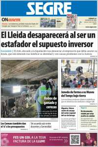 Portada de Segre (España)