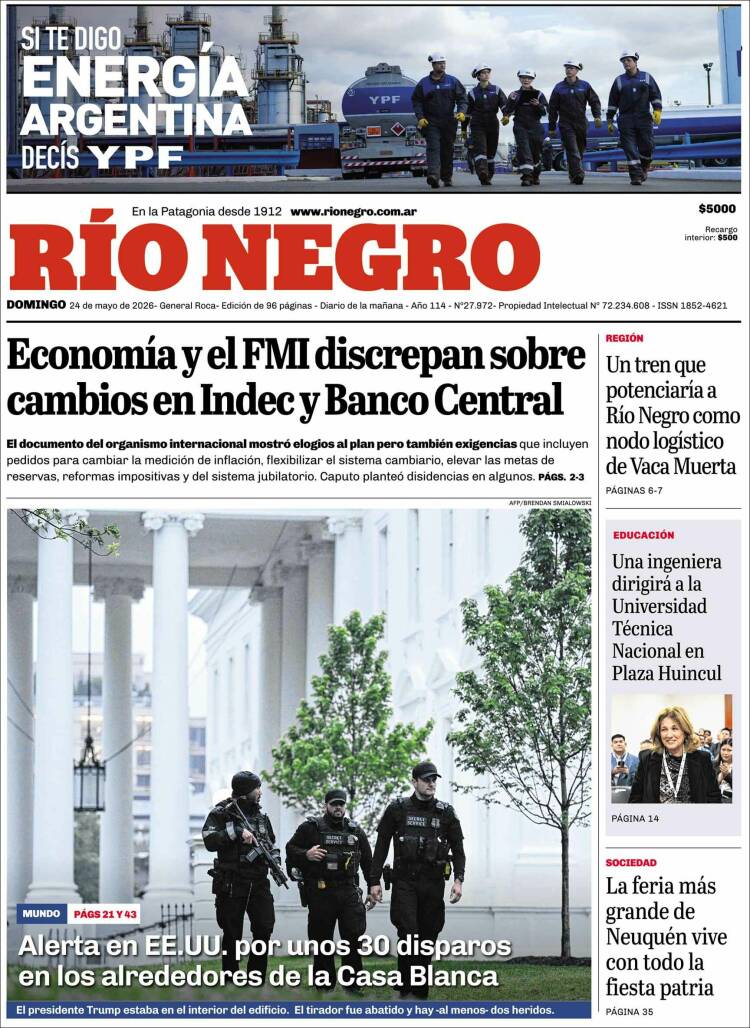 Portada de Rio Negro (Argentina)