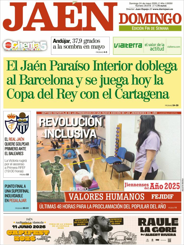 Portada de Diario Jaén (España)
