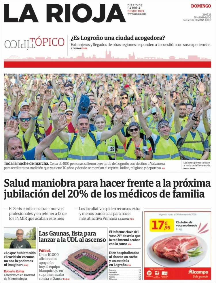 Portada de La Rioja (España)