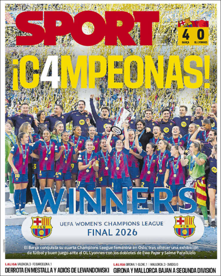 Portada de Sport (España)