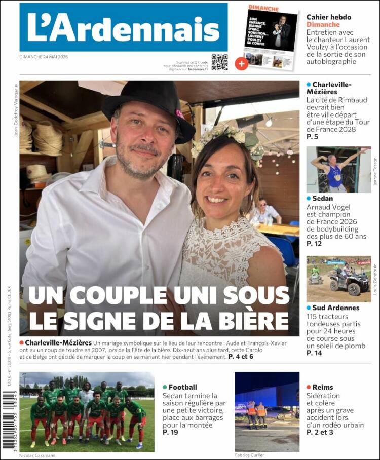 Portada de L'Ardenais (Francia)
