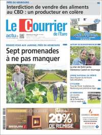 Portada de Le Courrier de l'Ouest (Francia)