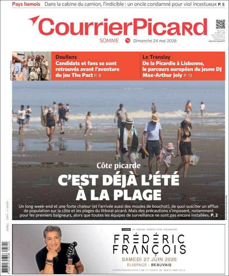 Portada de Courrier Picard (Francia)