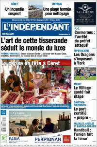Portada de Le Indépendant (Francia)