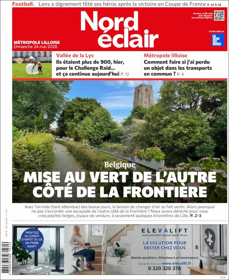 Portada de Nord Éclair (Francia)
