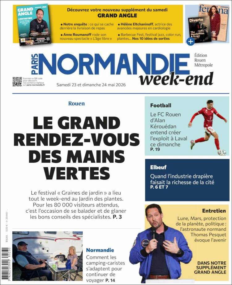 Portada de Paris Normandie (Francia)