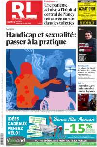Portada de Le Republicain Lorrain (Francia)