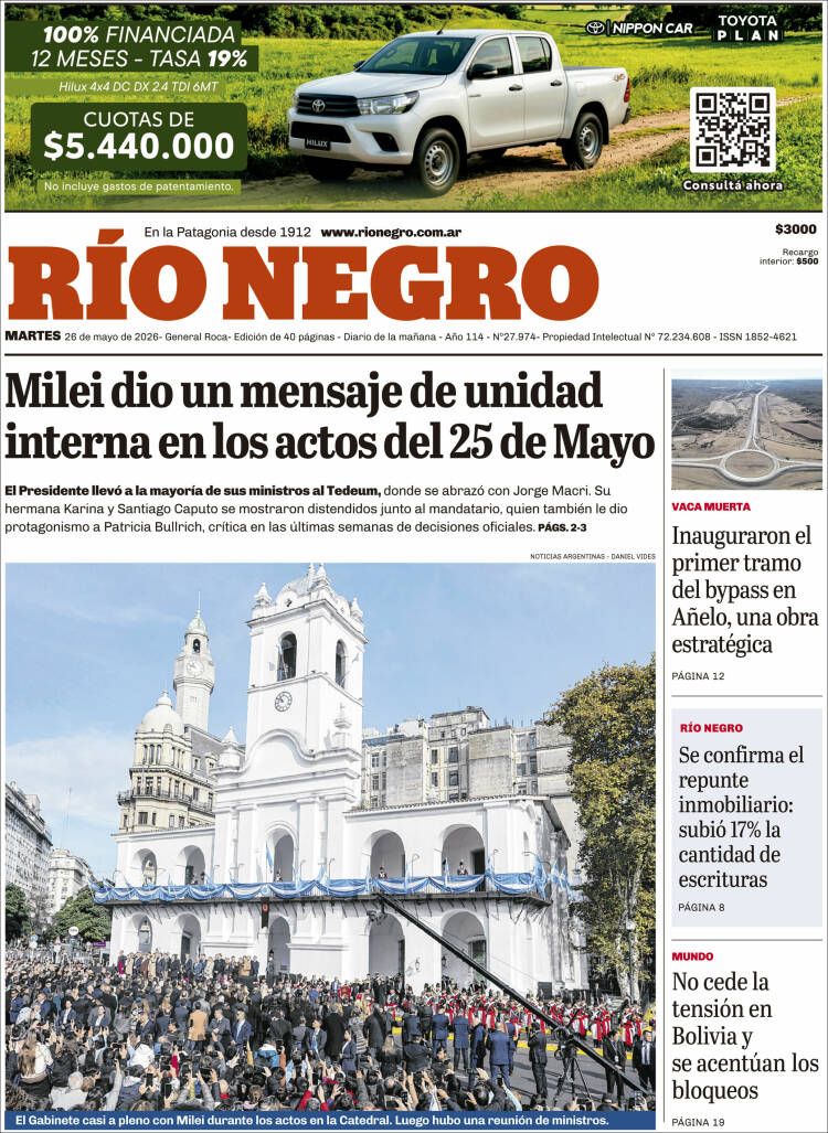 Portada de Rio Negro (Argentina)