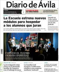 Portada de Diario de Ávila (España)