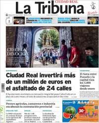 Portada de La Tribuna de Ciudad Real (España)