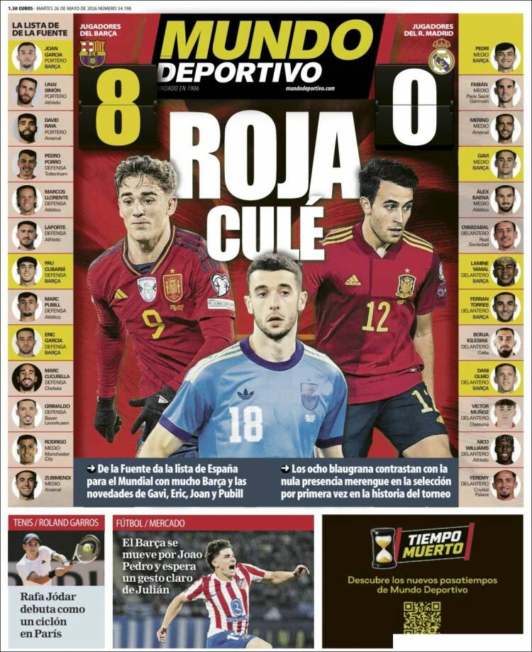 Portada de El Mundo Deportivo (España)