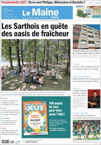 Portada de Le Maine Libre (Francia)