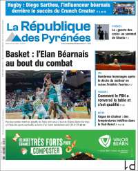 Portada de La République des Pyrénées (Francia)