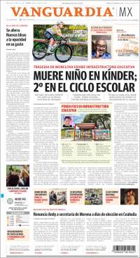 Portada de Vanguardia (México)