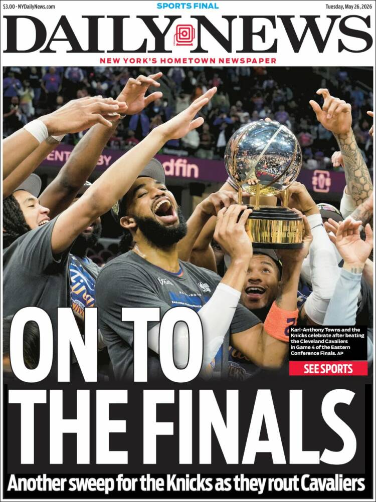 Portada de Daily News - New York (USA)